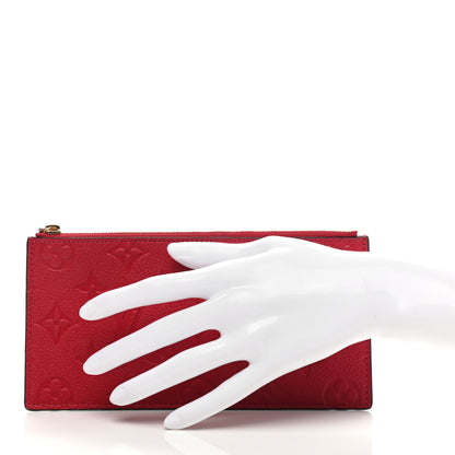 Louis Vuitton Empreinte Felicie Chain Wallet Zippered Insert Cherry 2 of 6