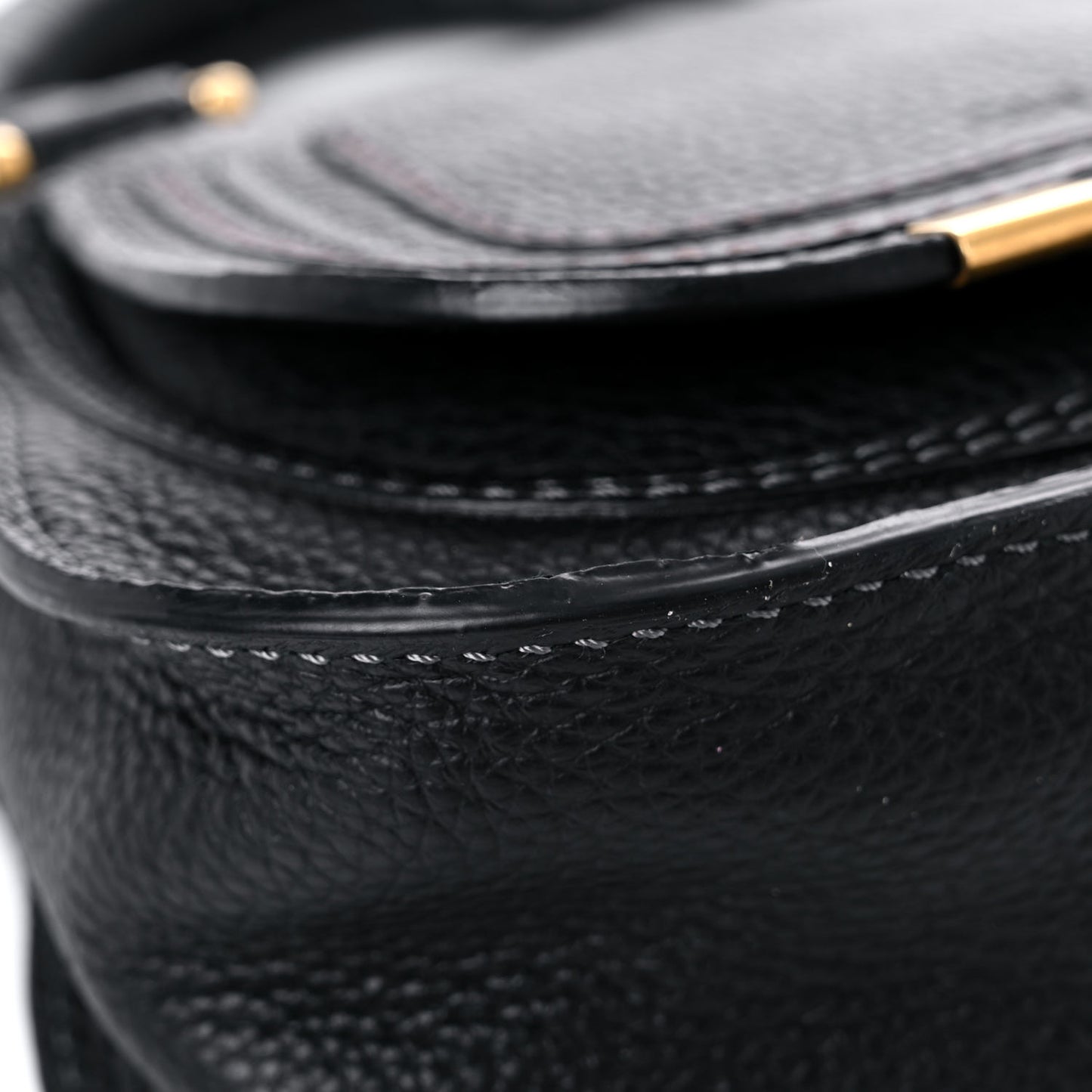 Calfskin Mini Marcie Satchel Black