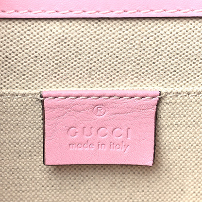 Gucci Moon Calfskin Web Medium Dionysus Bamboo Top Handle Bag Sugar Pink Blue Agata Hibiscus Red 6 of 9