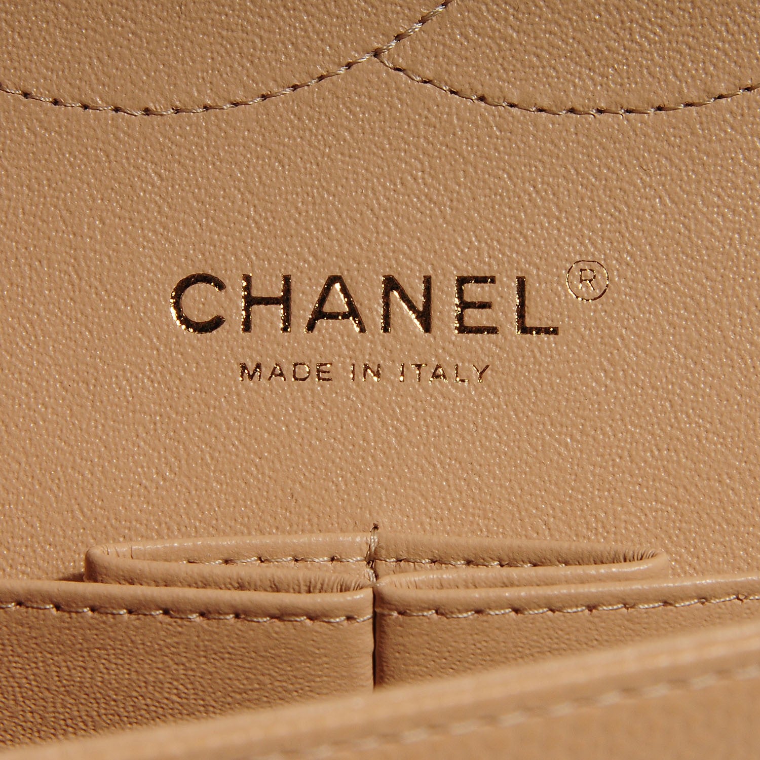 Chanel Caviar Quilted Jumbo Double Flap Beige Clair 7 of 9