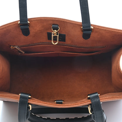 Louis Vuitton Empreinte Monogram Giant Wild At Heart Onthego MM Caramel 5 of 8