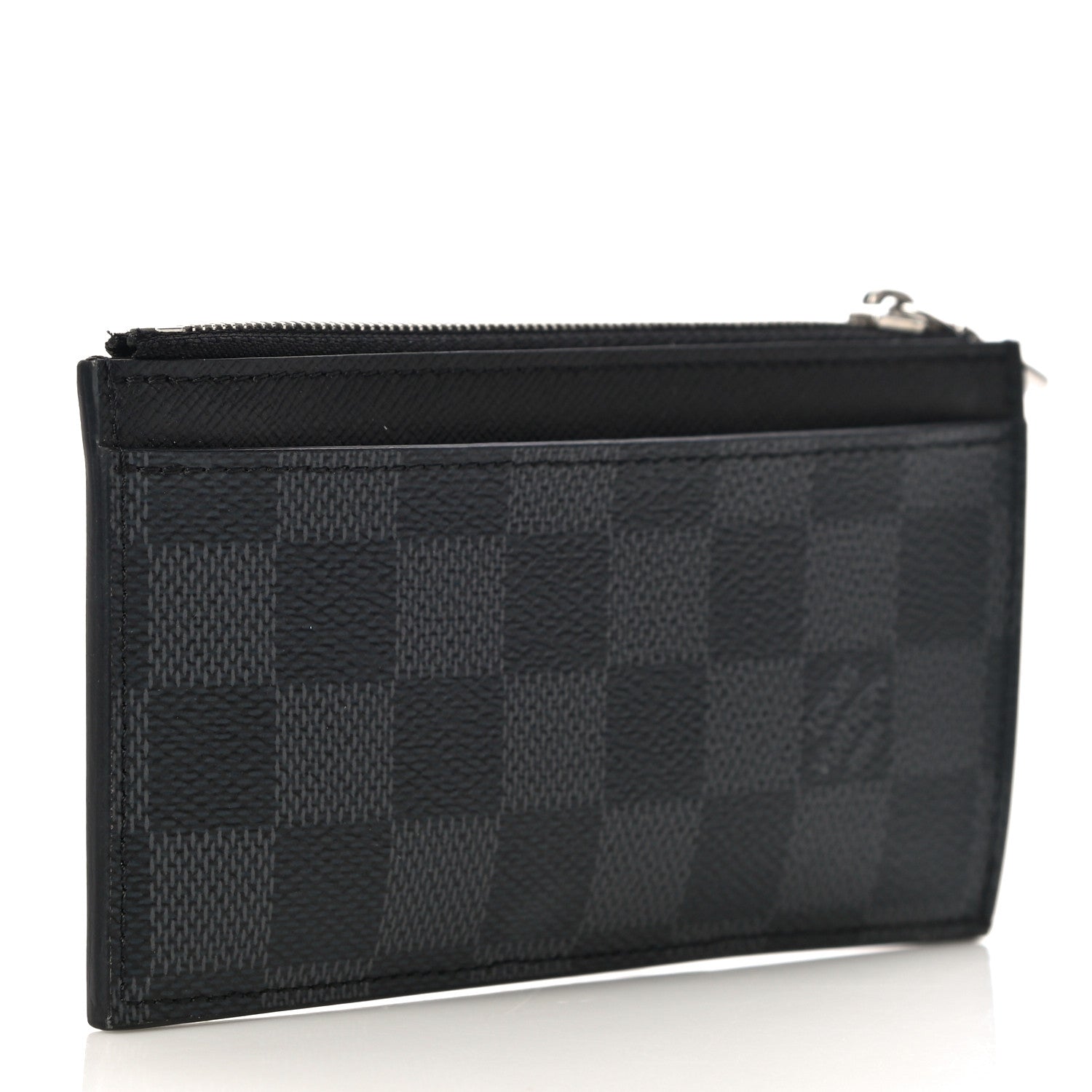 Louis Vuitton Damier Graphite Taiga Coin Card Holder 3 of 9