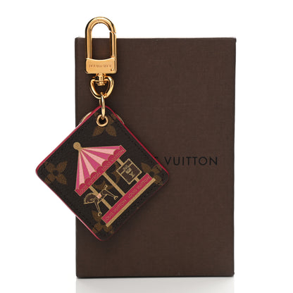 Louis Vuitton Monogram Illustre Carousel Bag Charm Key Ring Pink 5 of 5