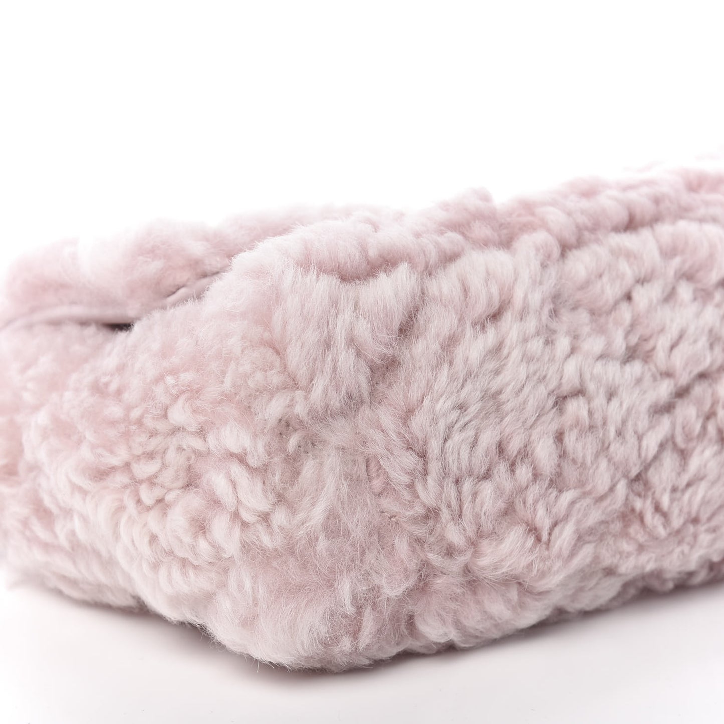 Shearling Sheepskin Medium 19 Flap Light Pink