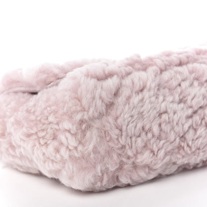 Chanel Shearling Sheepskin Medium 19 Flap Light Pink 8 of 10
