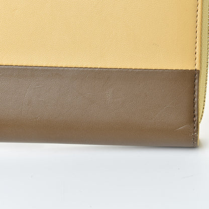 Celine Lambskin Large Zip Around Multifunction Wallet Butter 11 of 12