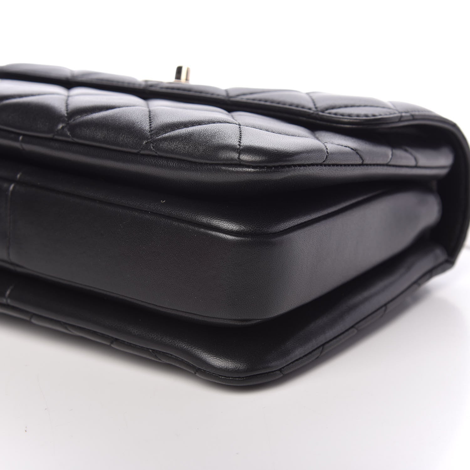 Chanel Lambskin Quilted Small Trendy CC Dual Handle Flap Bag Black 10 of 12
