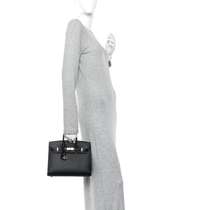 Hermes Epsom Birkin Sellier 25 Black 2 of 11