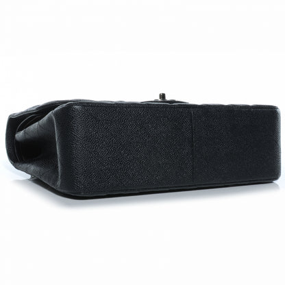 Chanel Caviar Quilted Jumbo Double Flap Black 4 of 8
