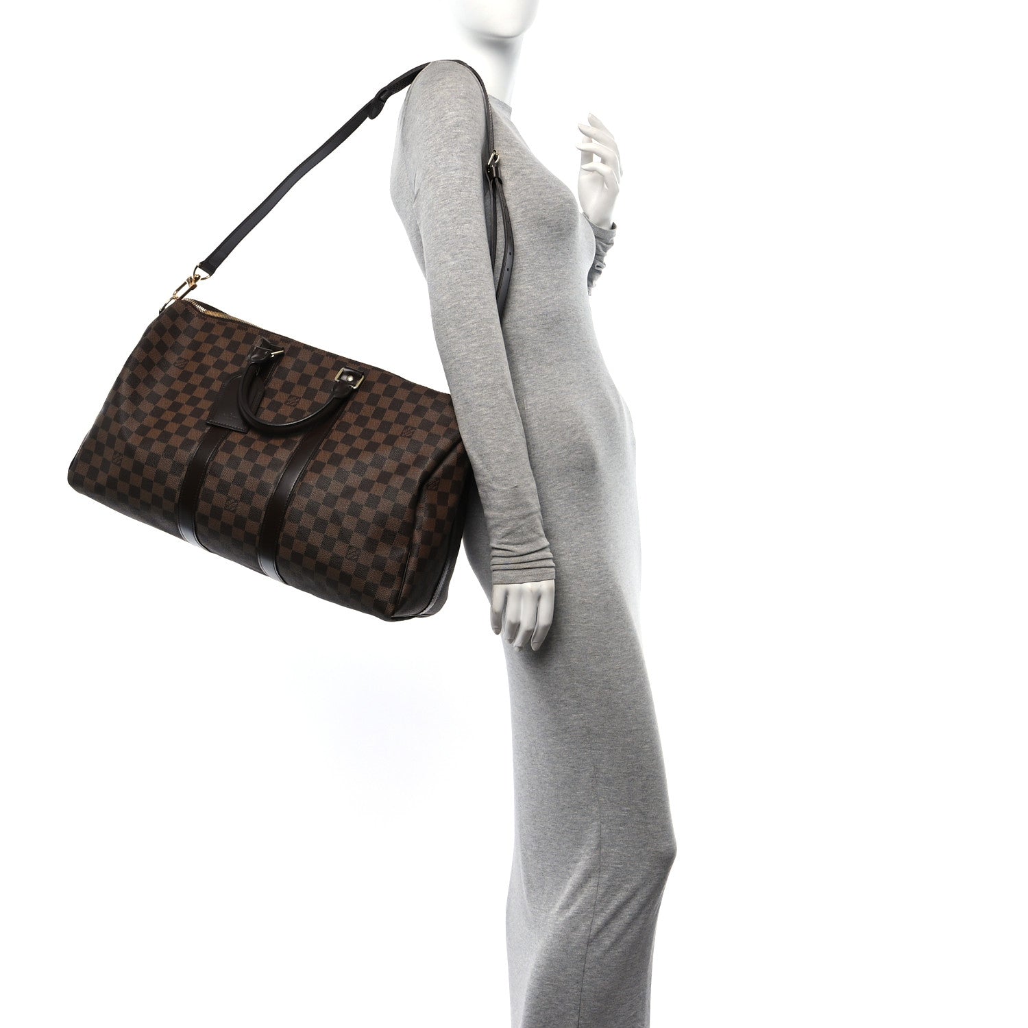 Louis Vuitton Damier Ebene Keepall Bandouliere 45 2 of 10
