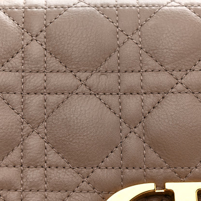 Christian Dior Calfskin Cannage Medium Caro Bag Taupe 13 of 14