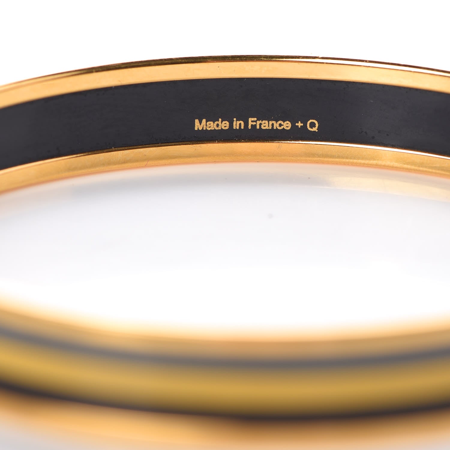 Hermes Enamel Narrow Printed Buckle Bracelet 70 5 of 5