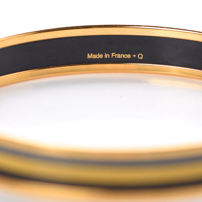 Hermes Enamel Narrow Printed Buckle Bracelet 70 5 of 5