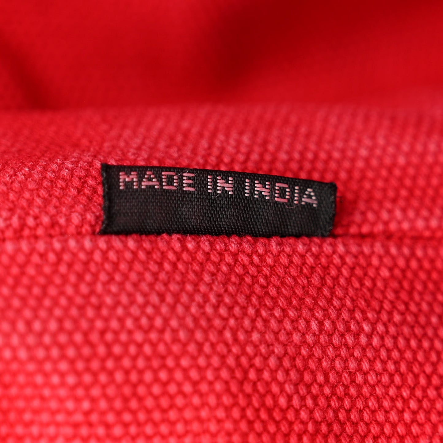 Canapa Small Logo Tote Rosso