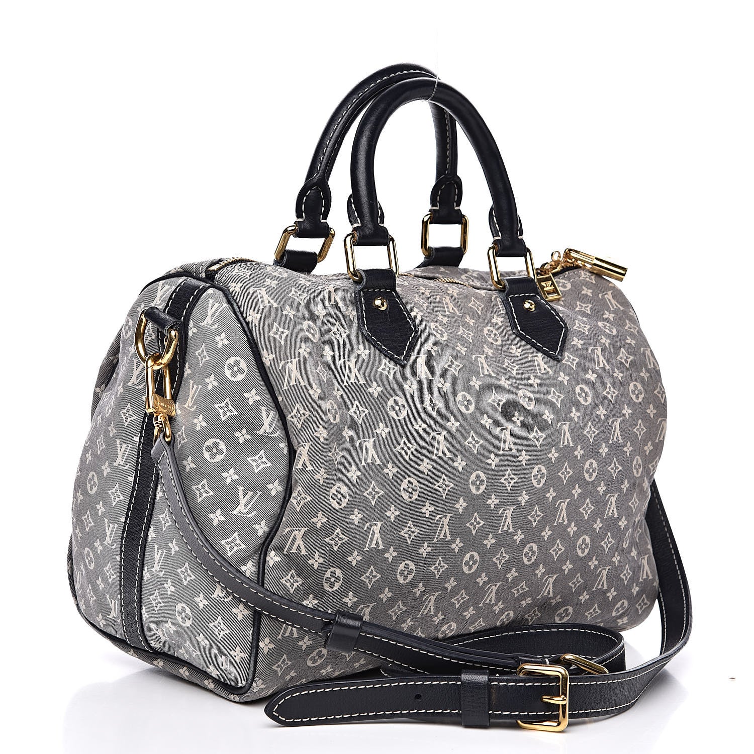 Louis Vuitton Monogram Idylle Speedy Bandouliere 30 Encre 3 of 14