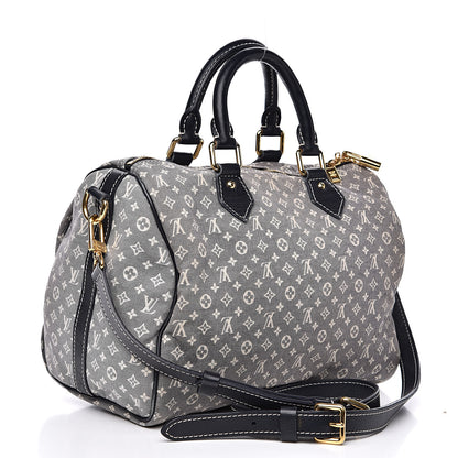 Louis Vuitton Monogram Idylle Speedy Bandouliere 30 Encre 3 of 14