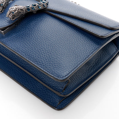 Gucci Pebbled Calfskin Small Dionysus Shoulder Bag Blue Agata 12 of 12