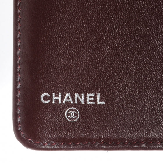 Chanel Lambskin Quilted Yen Wallet Black 7 of 9