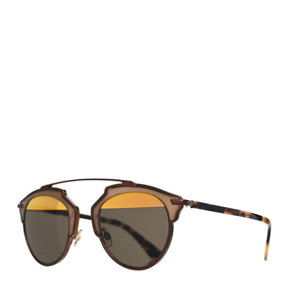 Christian Dior Mirrored So Real Sunglasses Tortoise 1 of 8