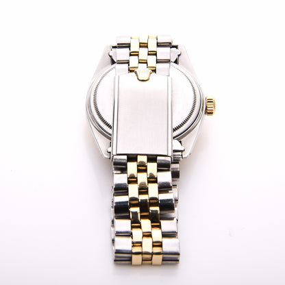 Rolex Stainless Steel 18K Yellow Gold 36mm Oyster Perpetual Datejust Watch Champagne 1601 2 of 5