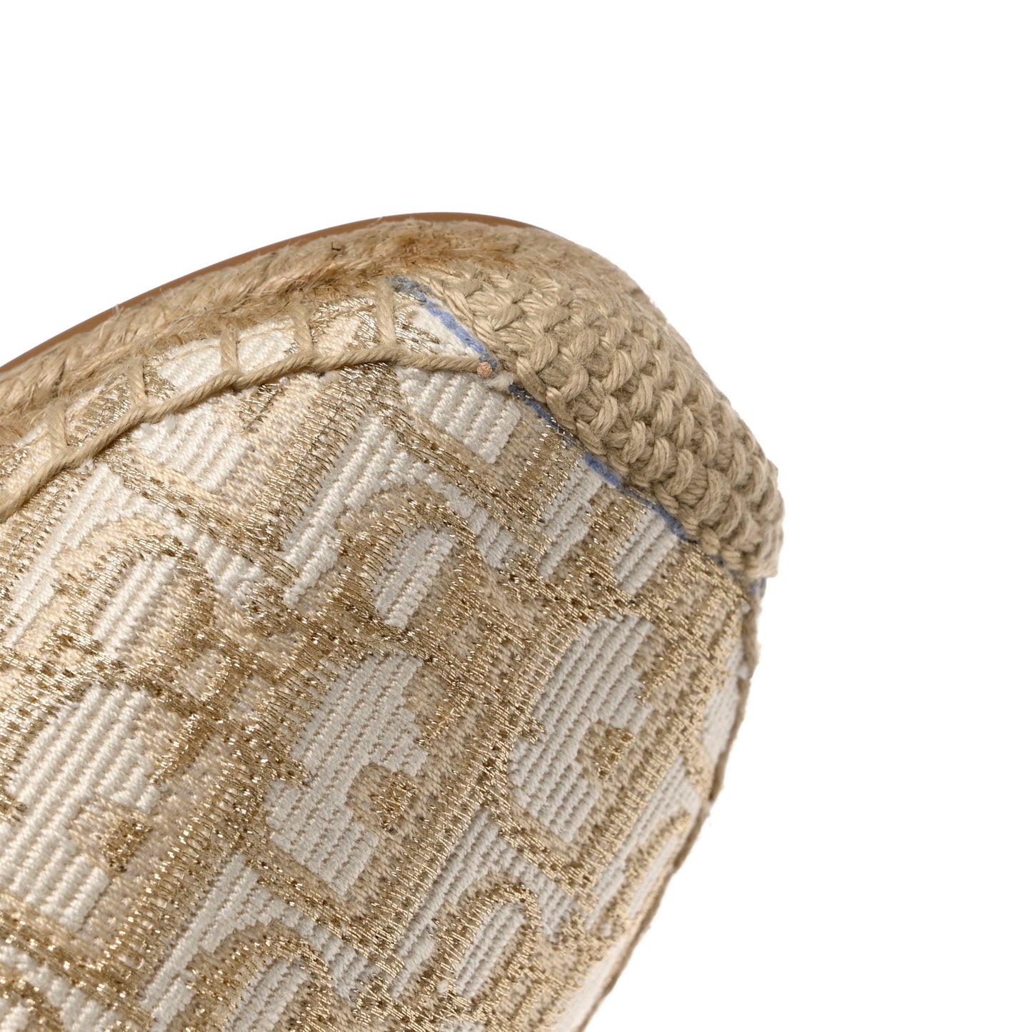 Oblique Embroidered Granville 15mm Espadrilles 41 Cream