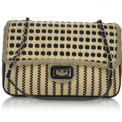 Chanel Cannes Raffia Mademoiselle Flap 1 of 8