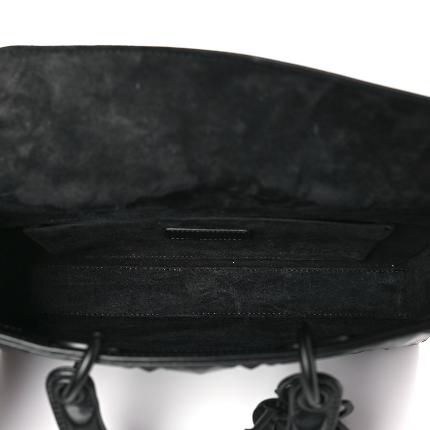 Calfskin Cannage Diamond Medium Lady D-Joy Black