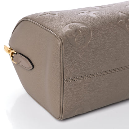 Louis Vuitton Empreinte Monogram Giant Speedy Bandouliere 25 Tourterelle 9 of 10