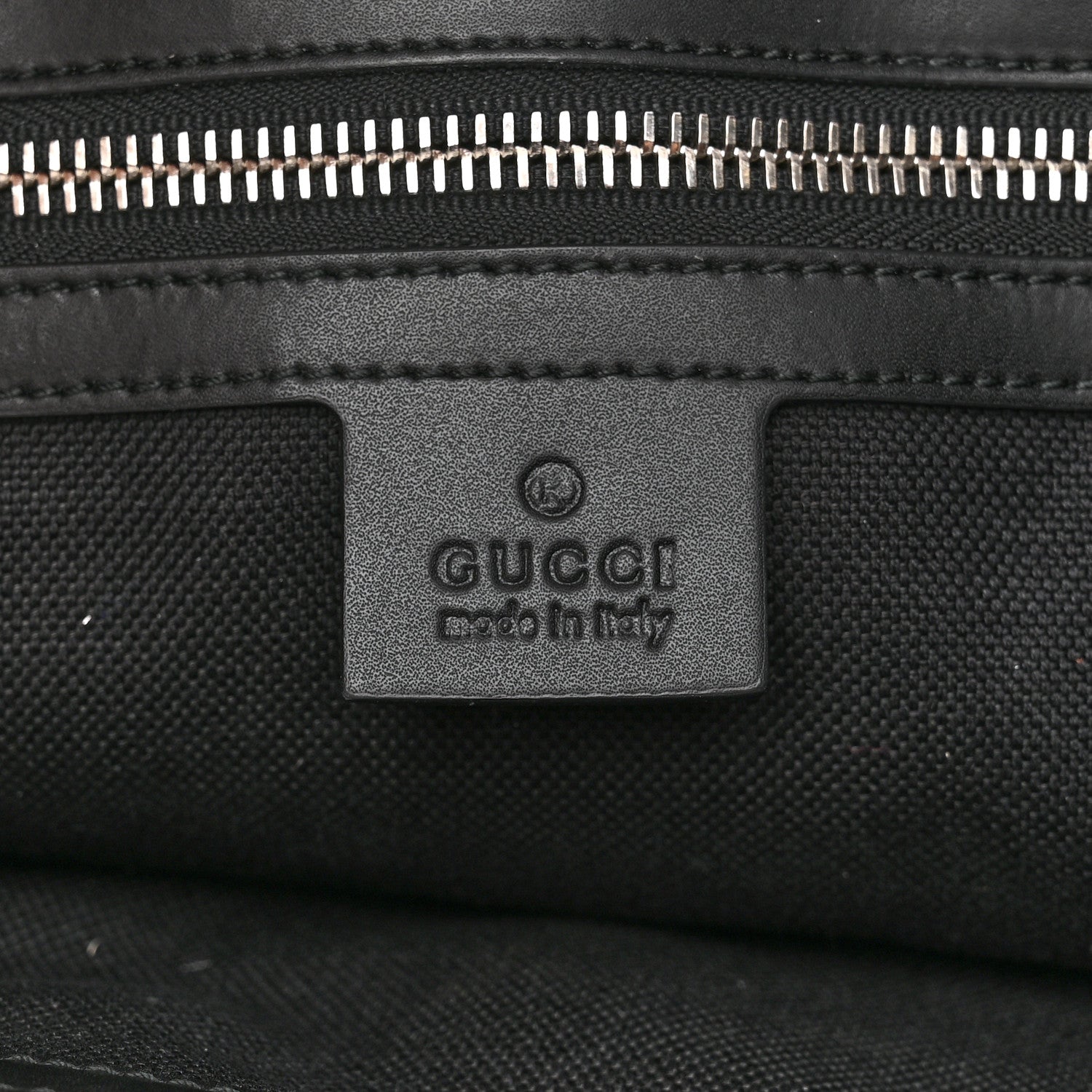 Gucci Soft GG Supreme Monogram Appia Calfskin Web Vertical Tote Black 6 of 10