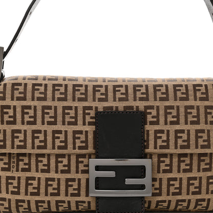 Fendi Zucchino Baguette Toro Mogano Panna 7 of 12