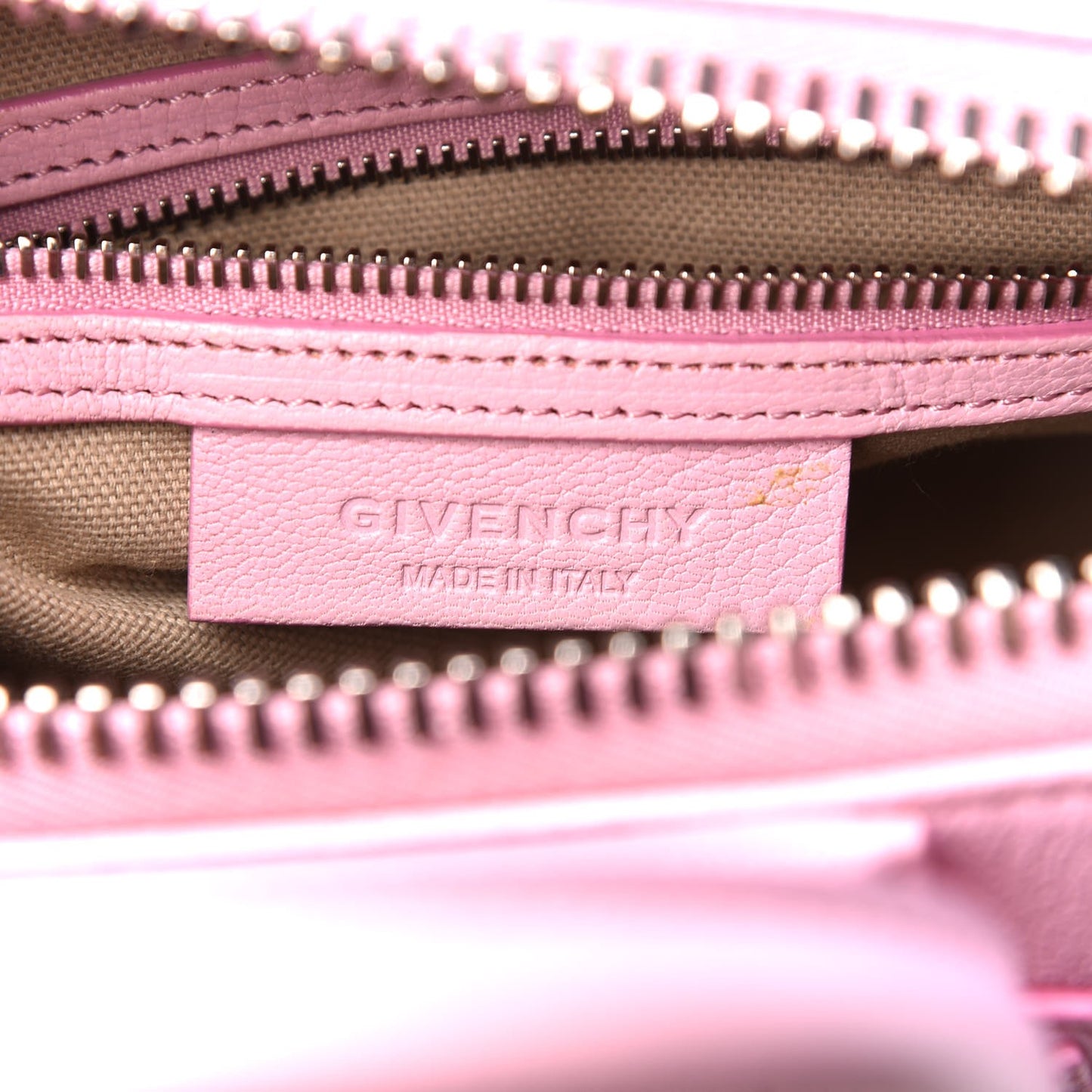 Sugar Goatskin Mini Antigona Bright Pink