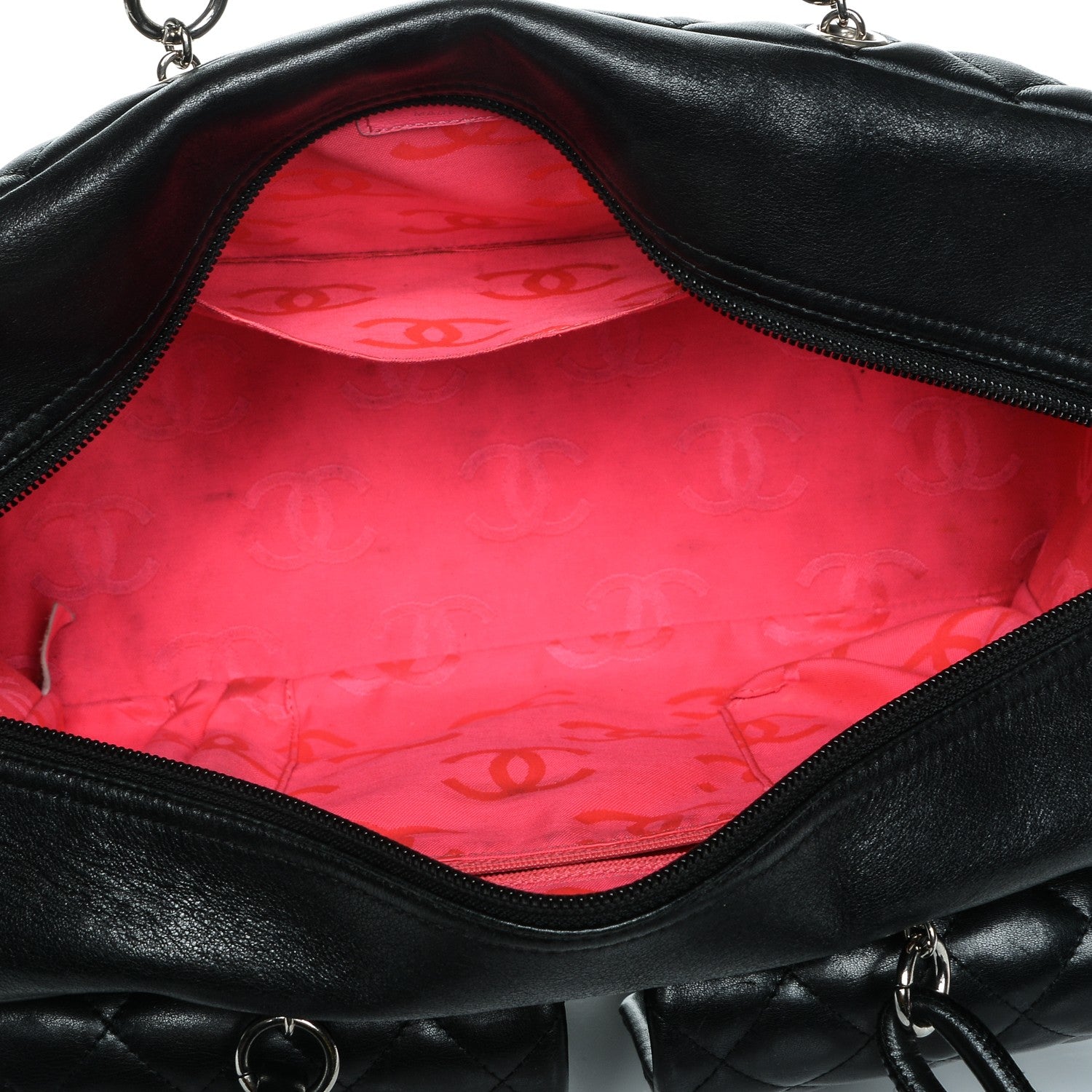Chanel Calfskin Quilted Large Cambon Multipocket Reporter Black 5 of 7