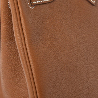 Hermes Natural Barenia Faubourg Birkin 35 Fauve 4 of 13