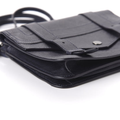 Proenza Schouler Lambskin PS1 Large Chain Wallet Midnight 6 of 11