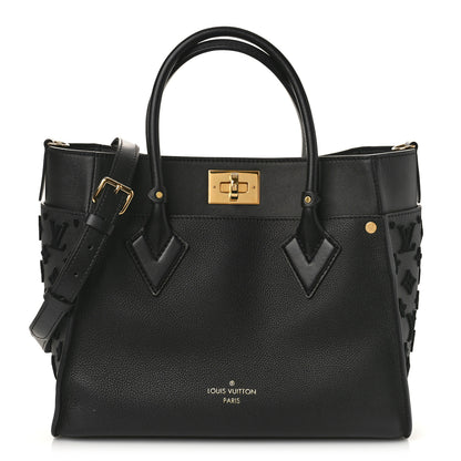 Louis Vuitton Calfskin Monogram Tufting On My Side Black 1 of 8