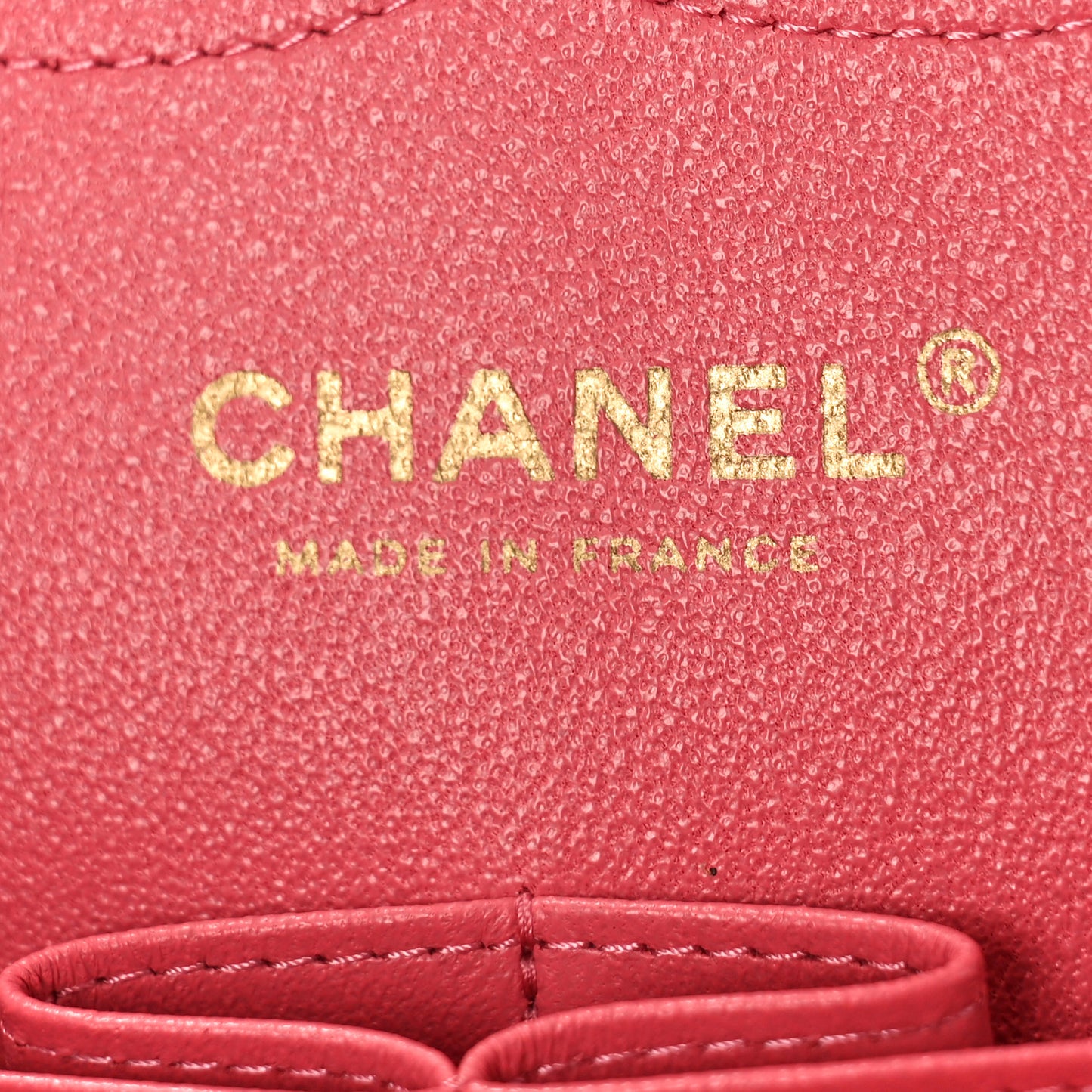 Caviar Quilted Jumbo Double Flap Dark Pink