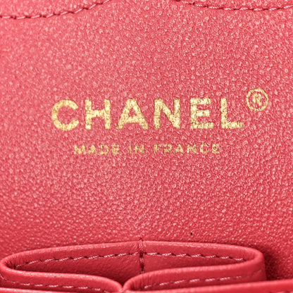 Chanel Caviar Quilted Jumbo Double Flap Dark Pink 6 of 9