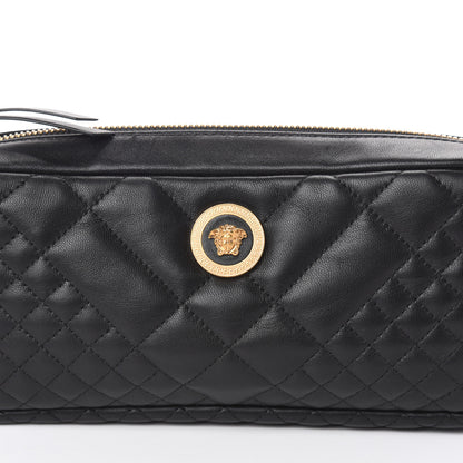 Versace Nappa Barocco Quilted Vanitas Medea Belt Bag Black 8 of 10