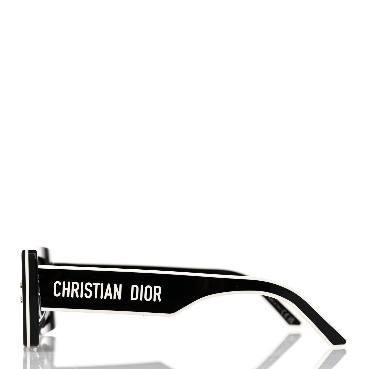 Christian Dior Diorpacific S1U Square Sunglasses Black White 3 of 8