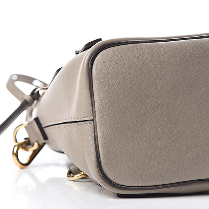 Chloe Suede Calfskin Mini Faye Backpack Motty Grey 9 of 10