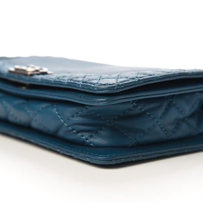 Chanel Calfskin Small Boy Reverso Flap Dark Blue 10 of 12