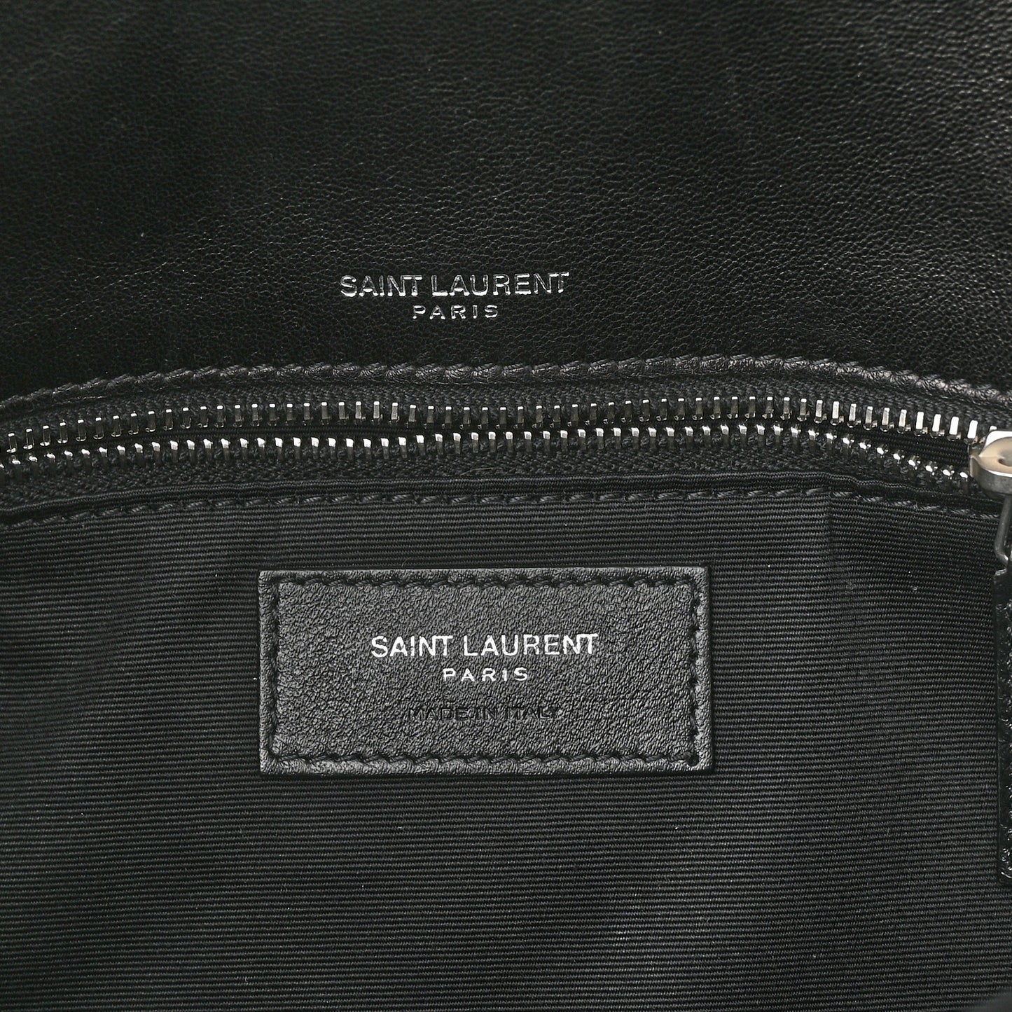 Lambskin Matelasse Monogram Kate 99 Black