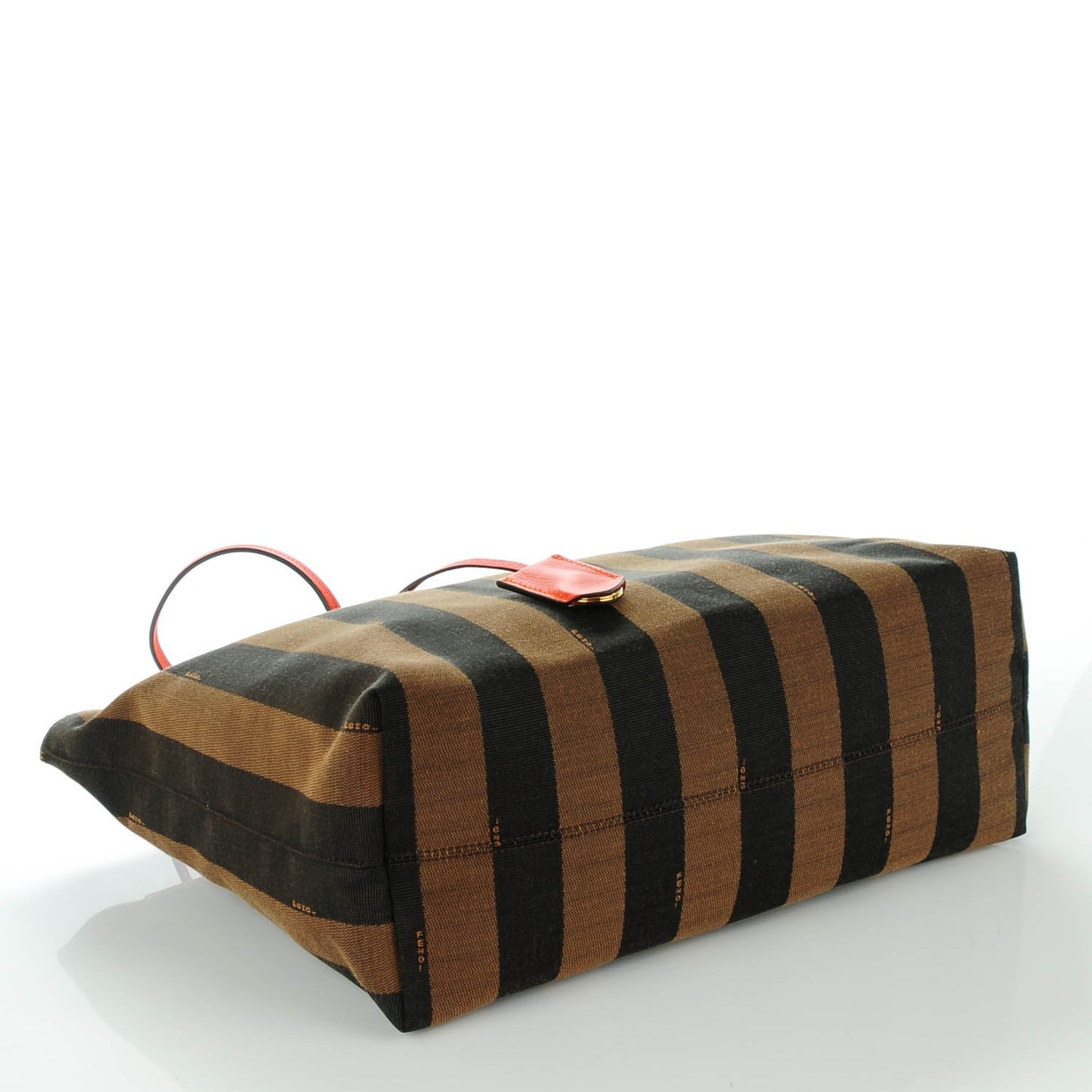 Pequin Vitello Roll Tote Tobacco Papavero