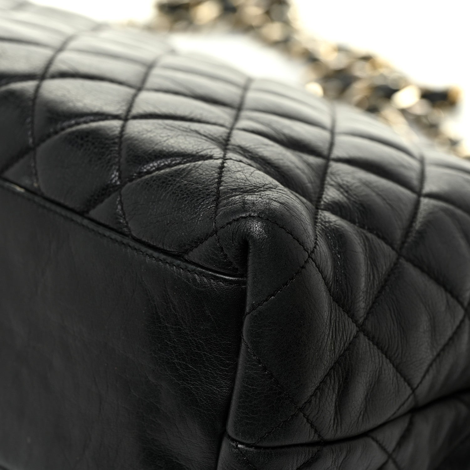 Chanel Lambskin Quilted Tote Black 23 of 30