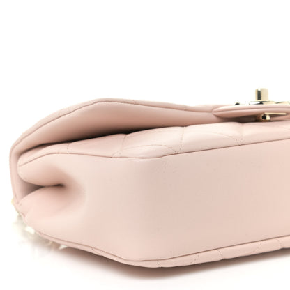 Chanel Lambskin Quilted Resin Bi-Color Chain Flap Bag Light Beige 4 of 11