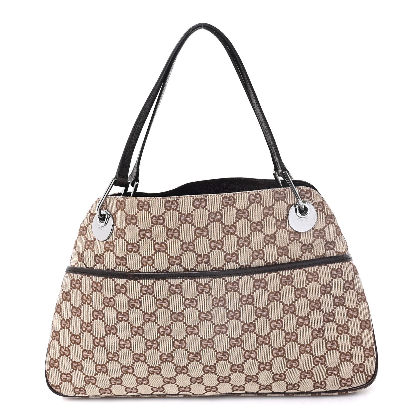 Monogram Medium Eclipse Shoulder Bag Dark Brown