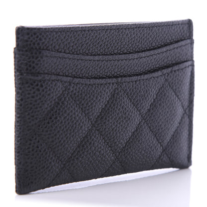Chanel Caviar Quilted Card Holder Black 3 of 12