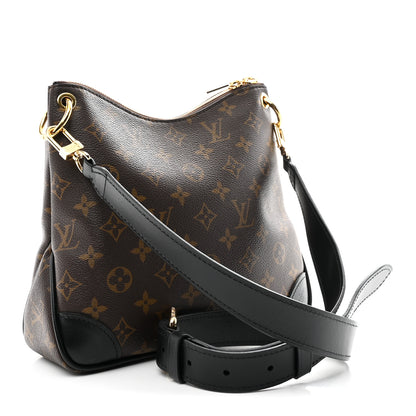Louis Vuitton Monogram Odeon PM Black 3 of 10