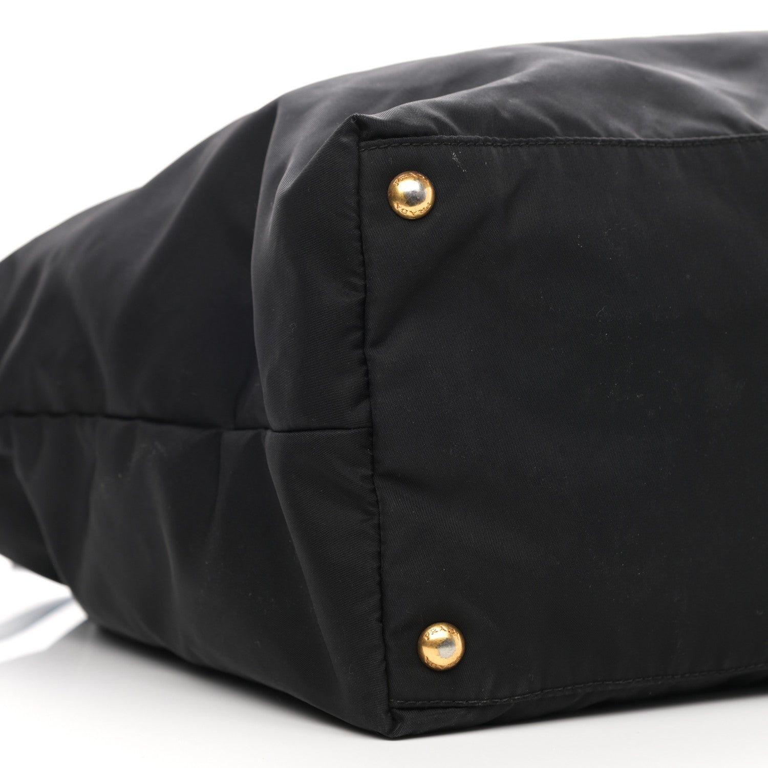 Prada Tessuto Nylon Saffiano Shopping Tote Black 9 of 12