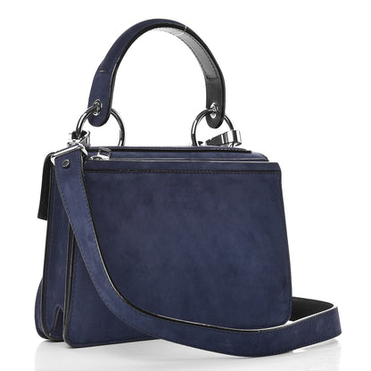 Proenza Schouler Suede Small Hava Top Handle Bag Indigo 3 of 8